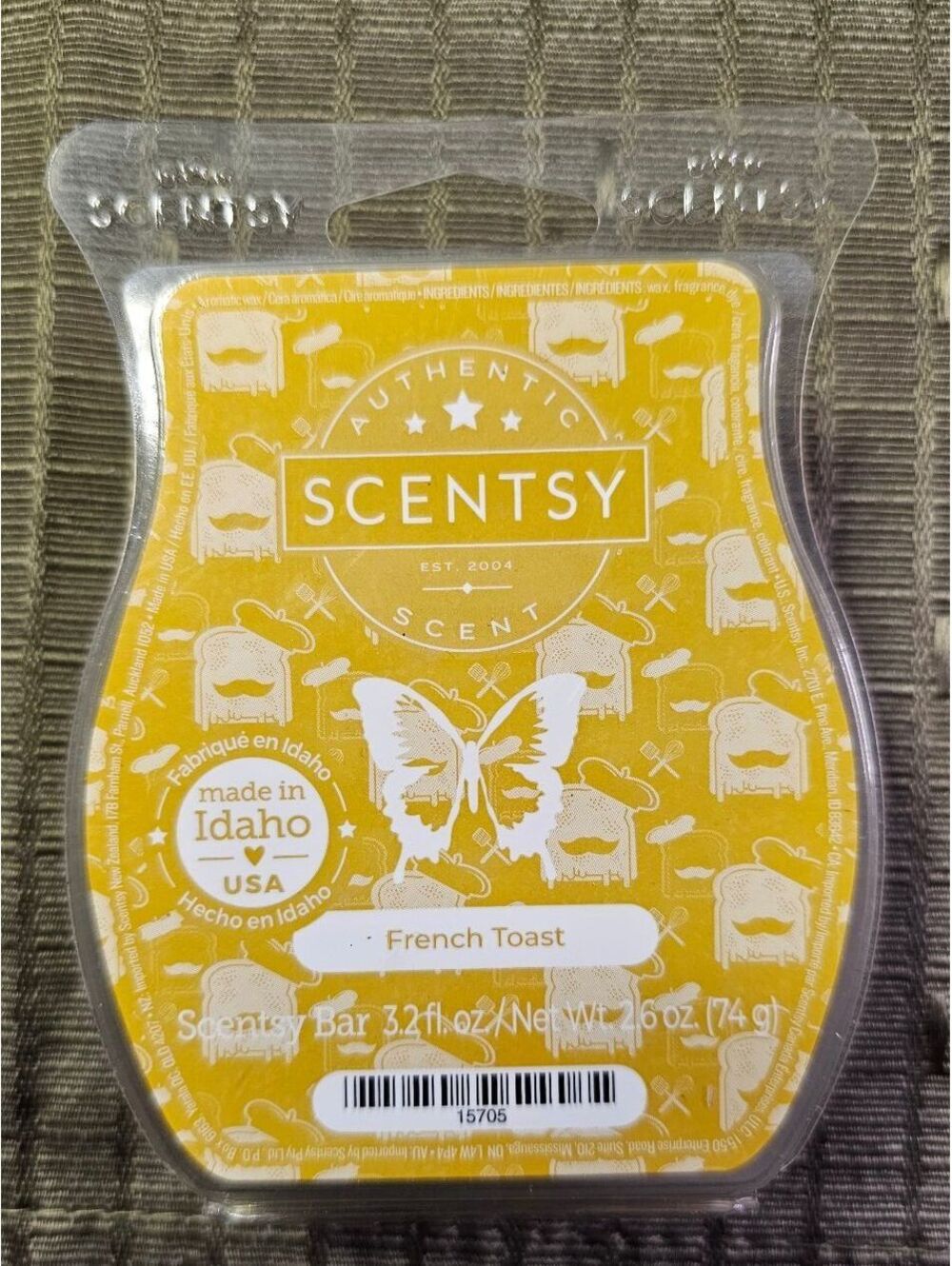 Scentsy French Toast Scented Wax Bar